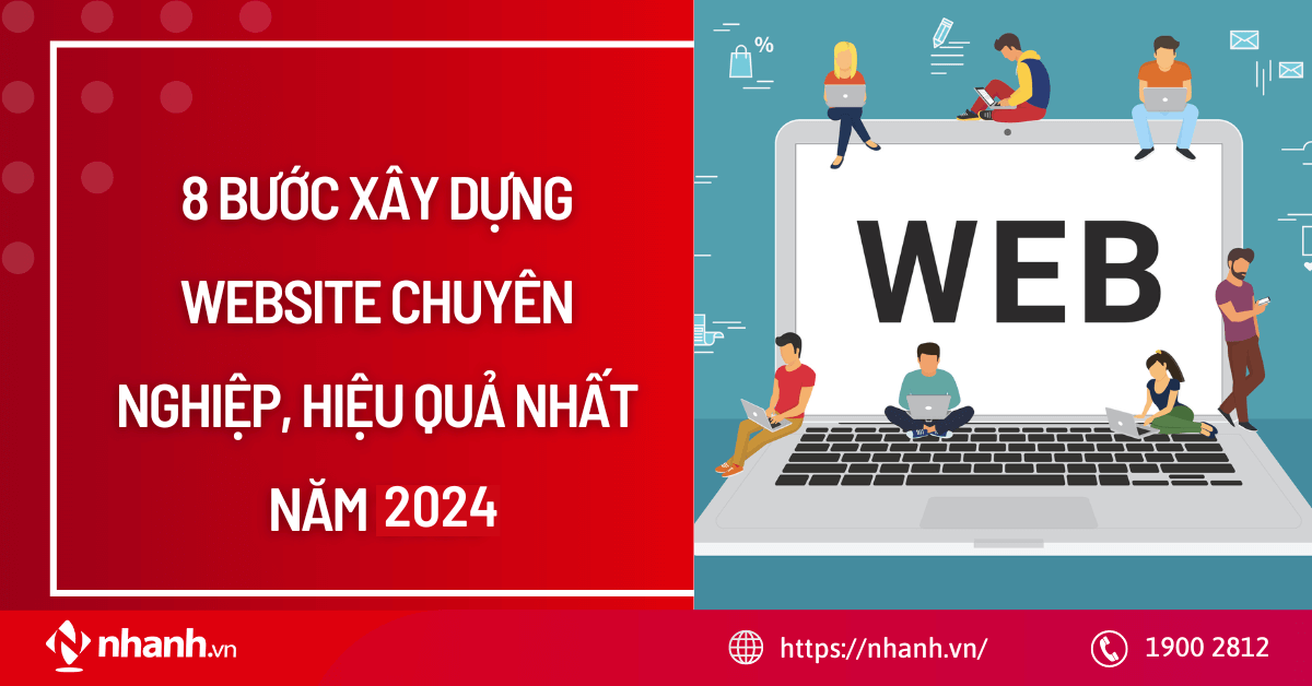 8 bước xây dựng website chuyên nghiệp, hiệu quả nhất năm 2025
