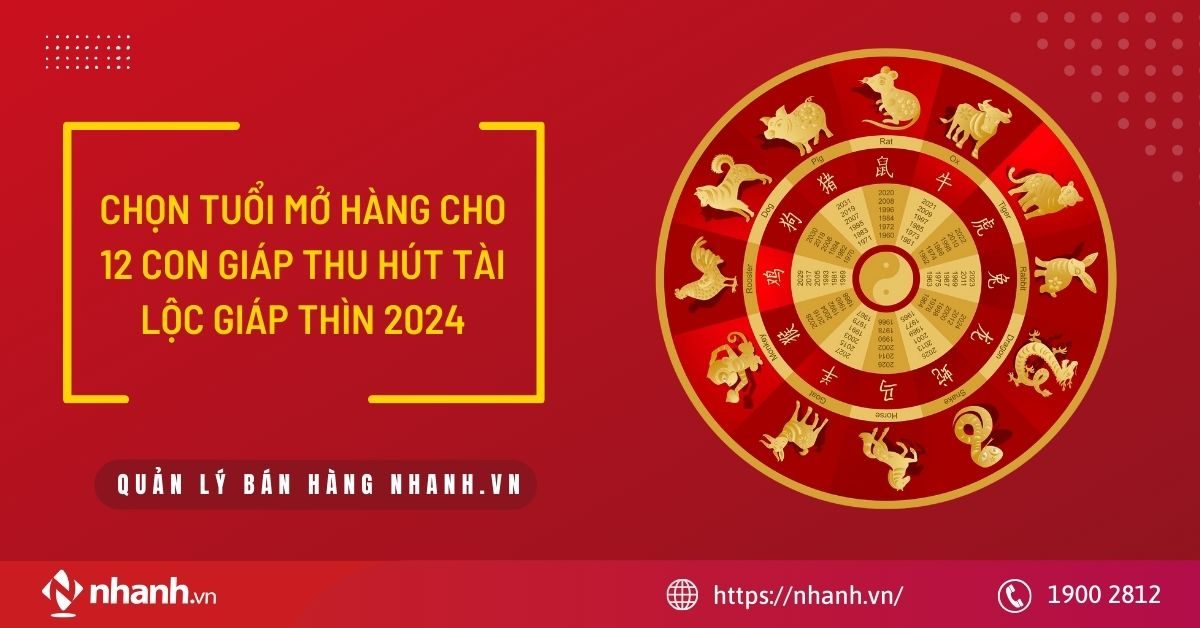 Chọn tuổi mở hàng cho 12 con giáp thu hút tài lộc Giáp Thìn 2024