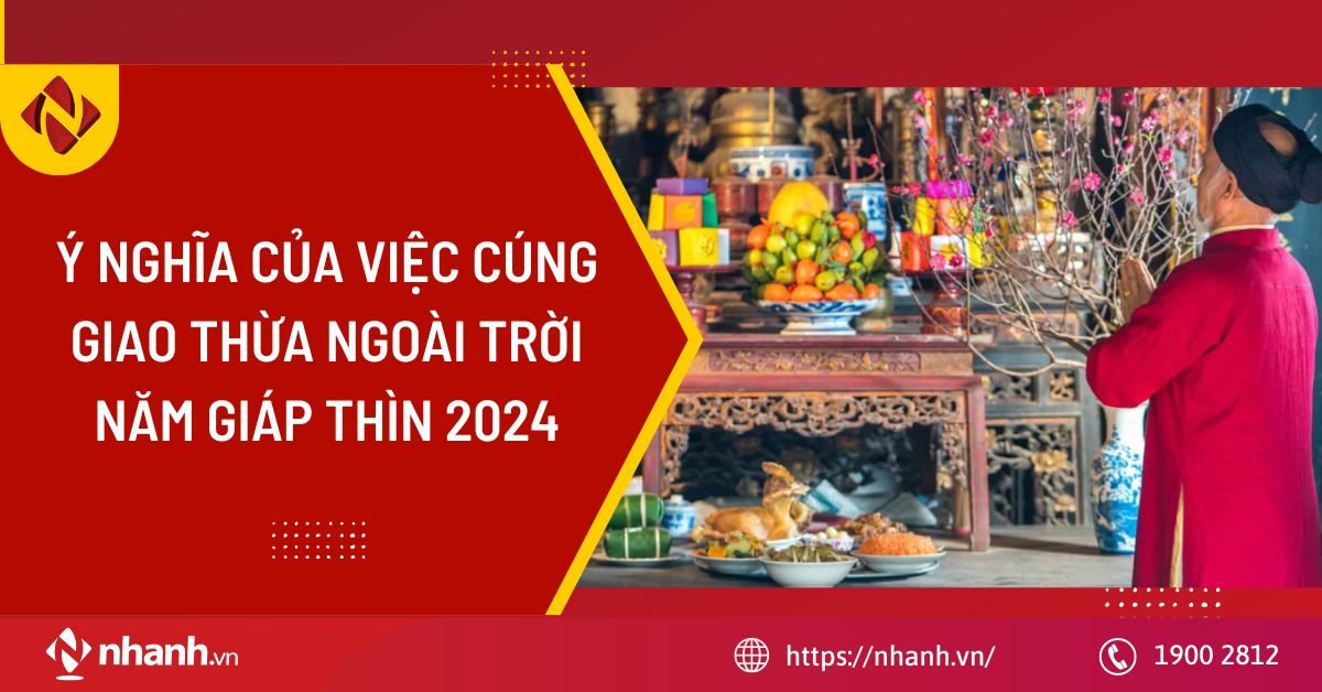 Ý nghĩa của việc cúng giao thừa ngoài trời năm Bính Ngọ 2026