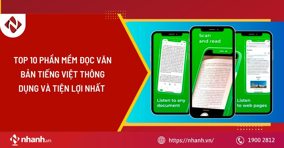 Top 10 phần mềm đọc văn bản Tiếng Việt thông dụng và tiện lợi nhất năm 2024