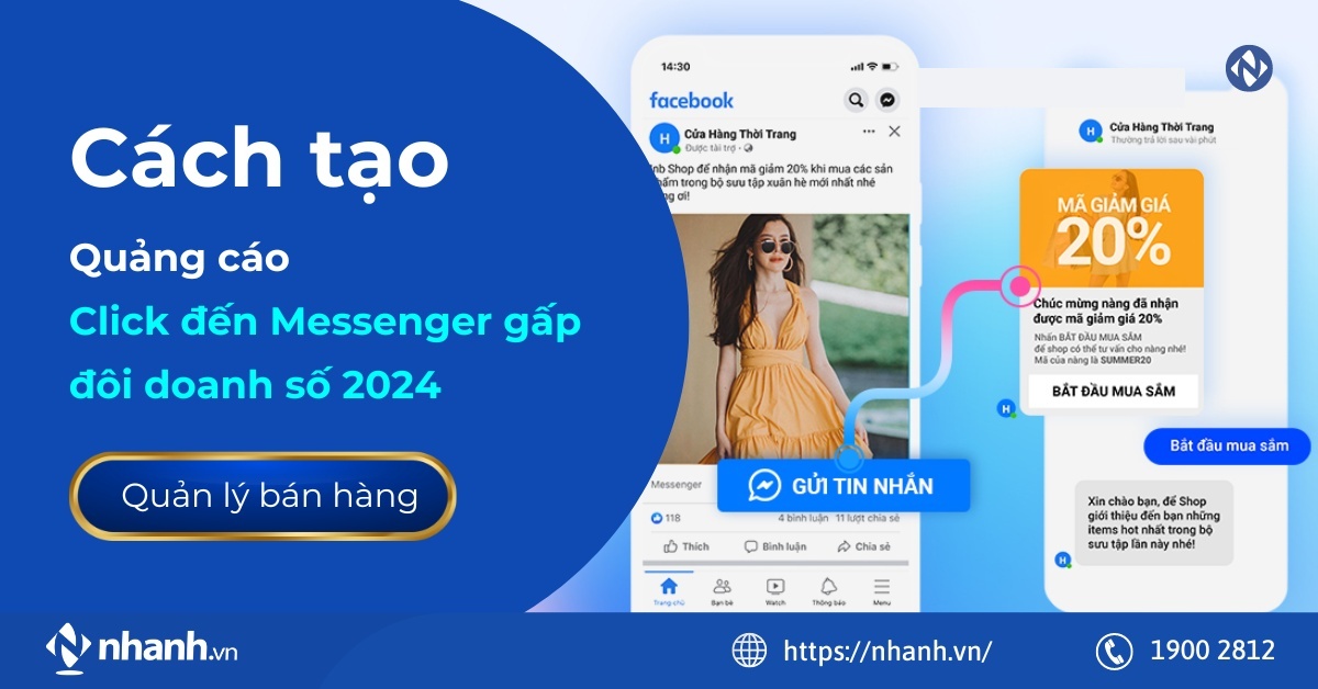 Cách tạo quảng cáo click đến Messenger gấp đôi doanh số 2024