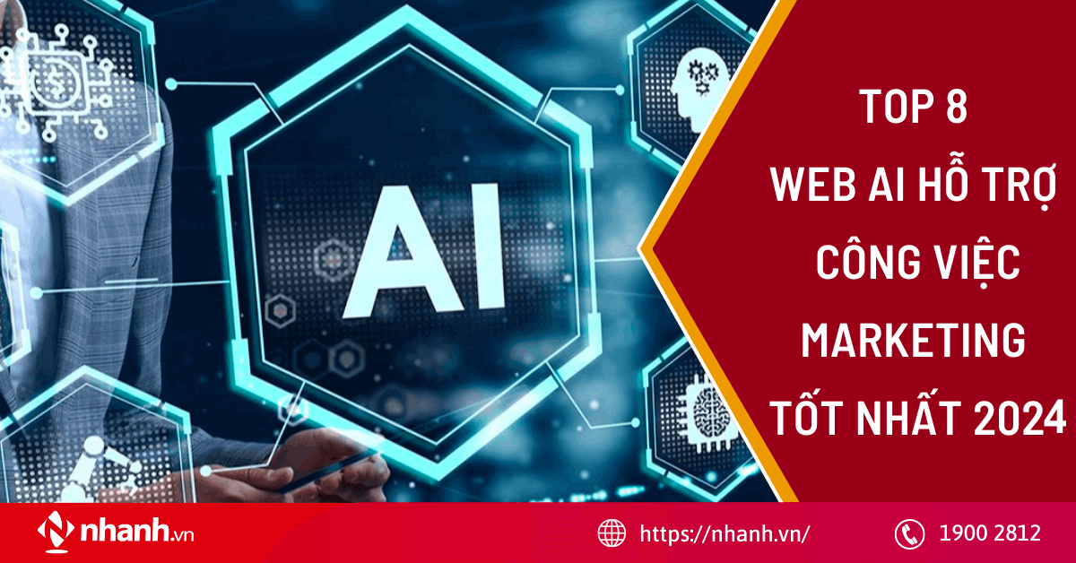 TOP 8 Web AI hỗ trợ công việc marketing tốt nhất 2025