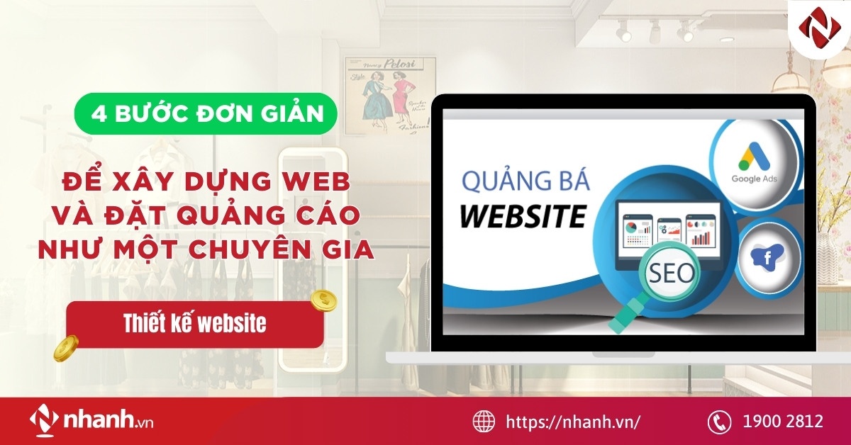 4 bước đơn giản để xây dựng trang web và đặt quảng cáo như một chuyên gia