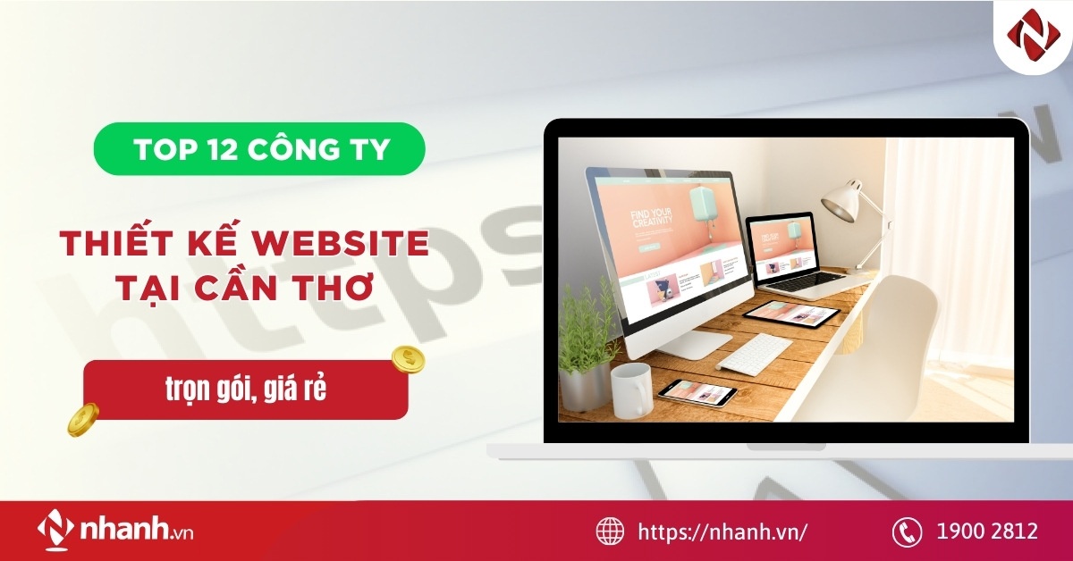 Top 12 công ty thiết kế website tại Cần Thơ trọn gói, giá rẻ