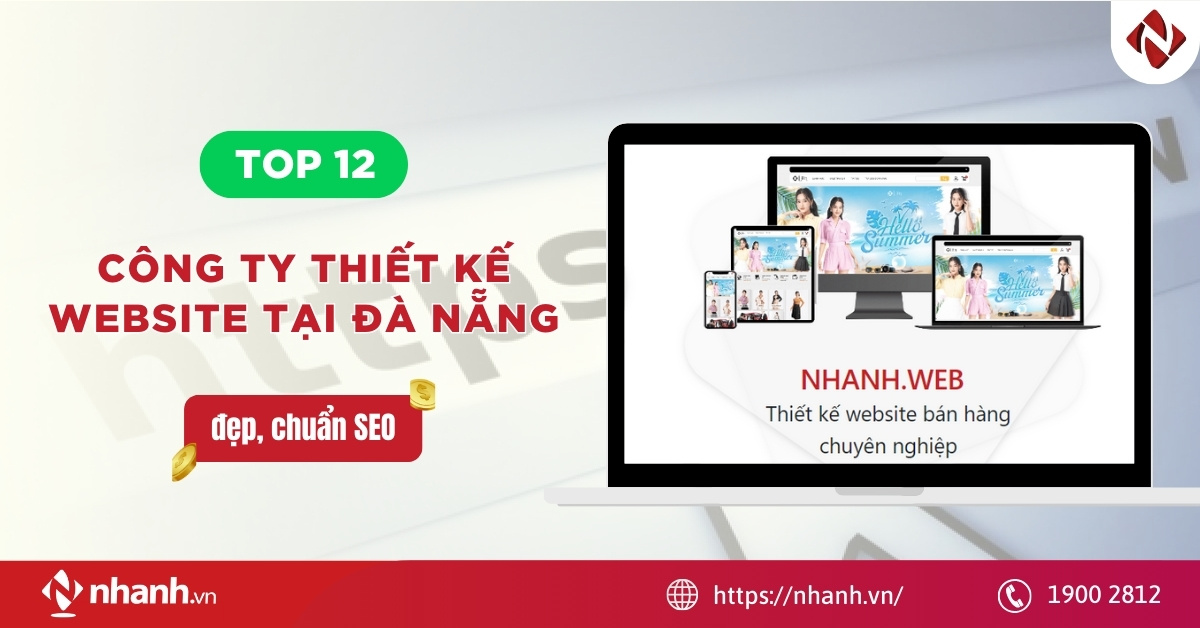 TOP 12 công ty thiết kế website tại Đà Nẵng đẹp, chuẩn SEO