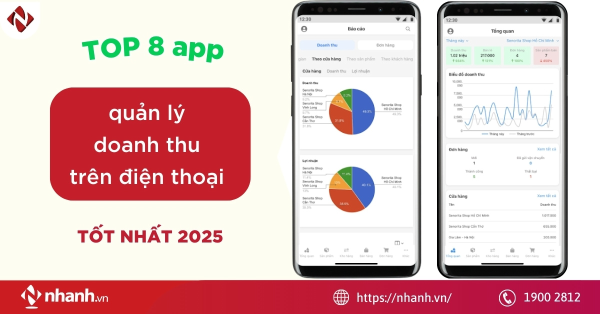 TOP 8 app quản lý doanh thu trên điện thoại tốt nhất năm 2025