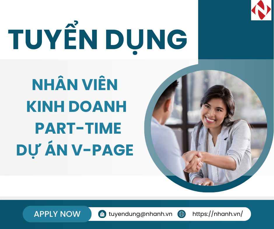 [HN]NHÂN VIÊN KINH DOANH PART - TIME  DỰ ÁN V-PAGE