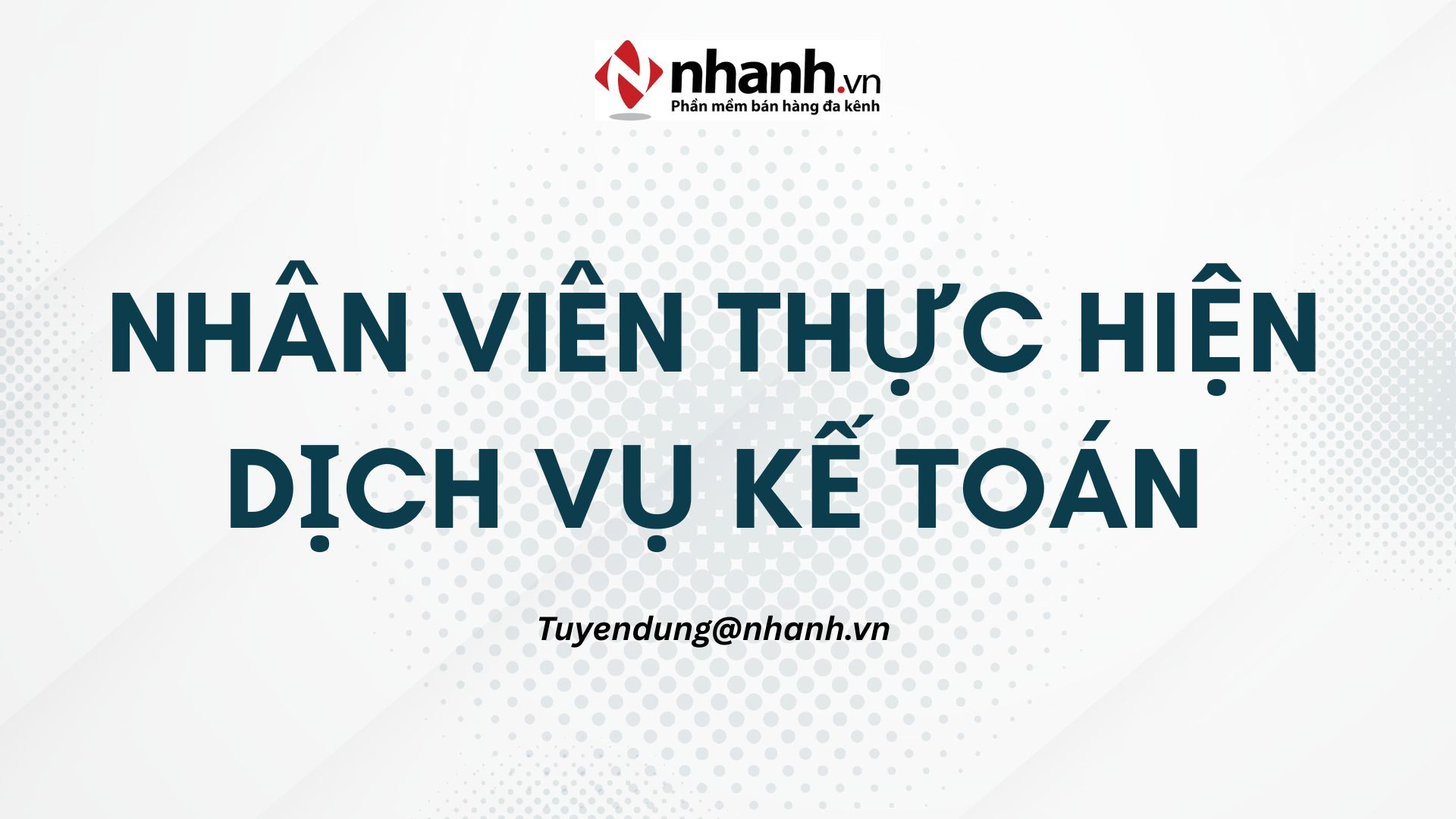 [HN] NHÂN VIÊN KẾ TOÁN DỊCH VỤ