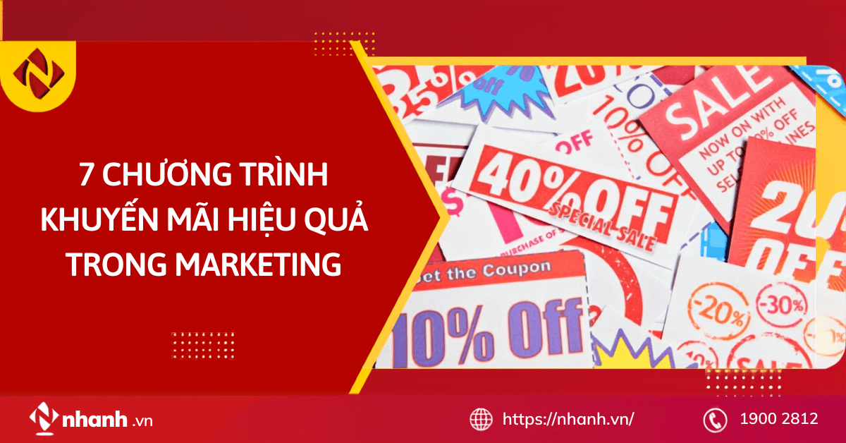 7 chương trình khuyến mãi hiệu quả trong marketing