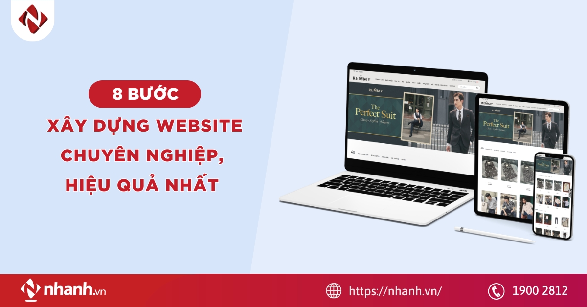 8 bước xây dựng website chuyên nghiệp, hiệu quả nhất năm 2026
