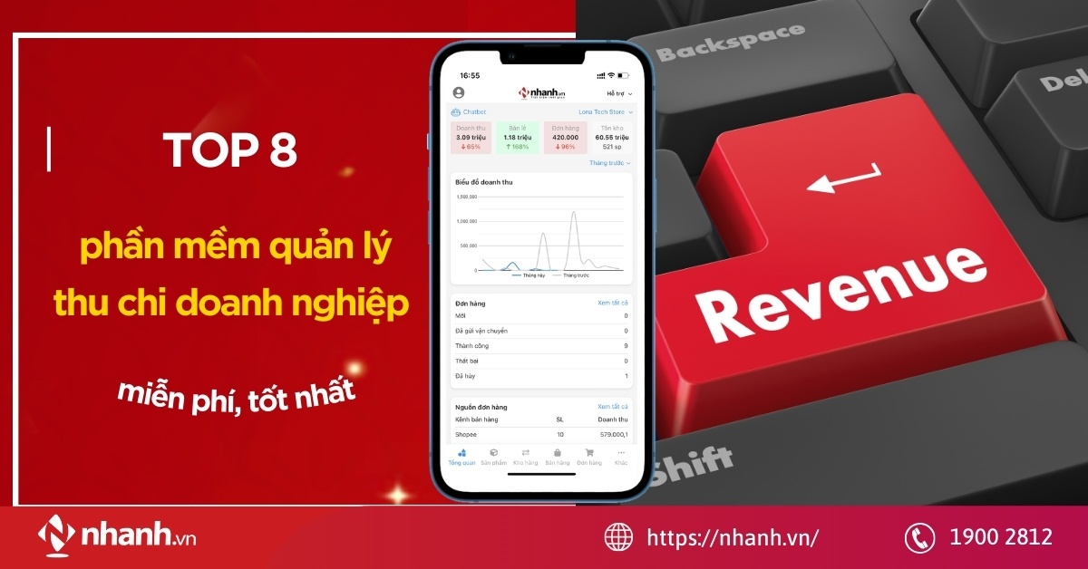 TOP 8 phần mềm quản lý thu chi doanh nghiệp miễn phí, tốt nhất