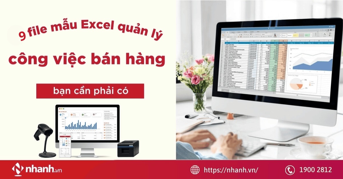 Cách tạo 9 mẫu file Excel quản lý bán hàng đơn giản, miễn phí