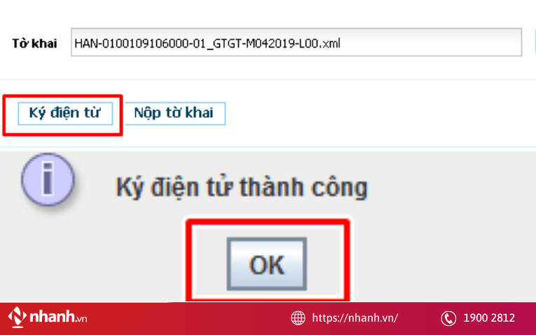 Thực hiện ký số điện tử