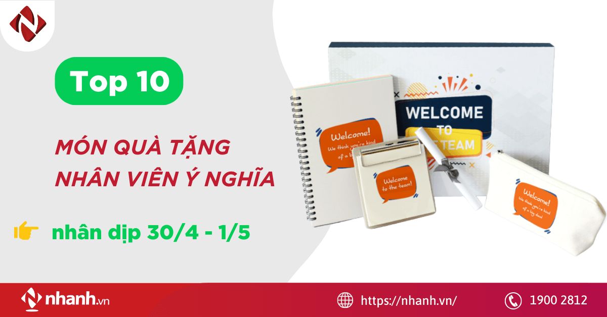 Top 10 món quà tặng nhân viên ý nghĩa nhân dịp 30/4 - 1/5