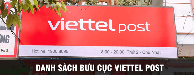 danh sách bưu cục Viettel Post tại Hà Nội