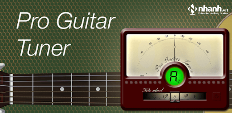 Phần mềm Pro Guitar Tuner hỗ trợ điều chỉnh cả dây cho ukulele và bass