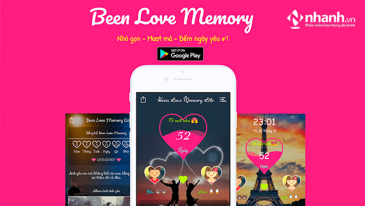 Been Love Memory - Phần mềm đếm ngày yêu