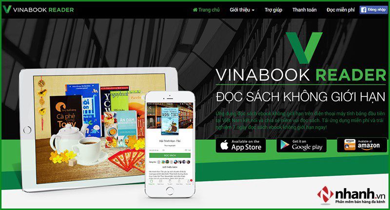 Vinabook Reader là ứng dụng đọc sách do Vina Book phát triển