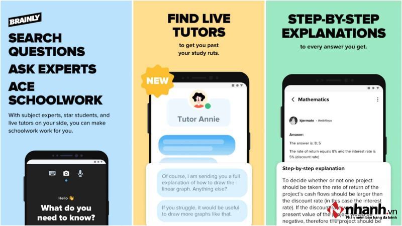 Brainly - The Homework App - Ứng dụng học, làm bài tập tiếng anh tại nhà