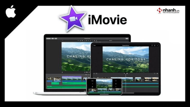 Phần mềm ghép video trên điện thoại miễn phí iMovie
