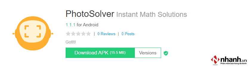 App giải toán PhotoSolver