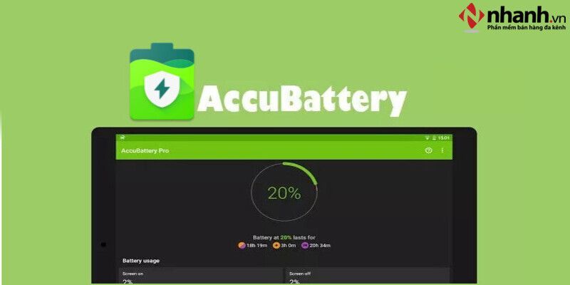 AccuBattery là phần mềm đo pin hỗ trợ nhiều tính năng mạnh mẽ