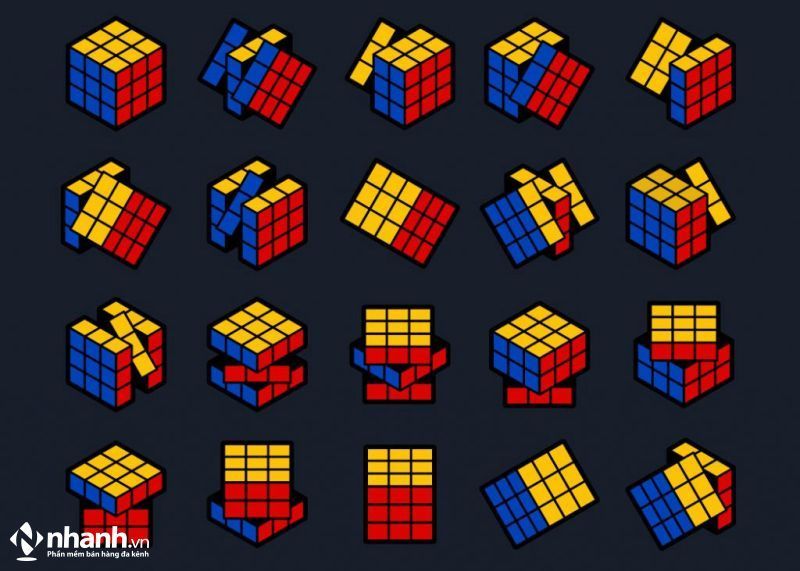 Tutorial for Rubik’s Cube là một phần mềm hữu ích về rubik