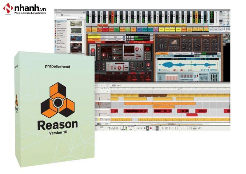 Propellerhead Reason là phần mềm chỉnh sửa nhạc đính kèm bộ hiệu ứng độc đáo