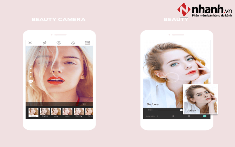 Beauty Plus là phần mềm trang điểm khuôn mặt chuyên nghiệp của Hàn Quốc