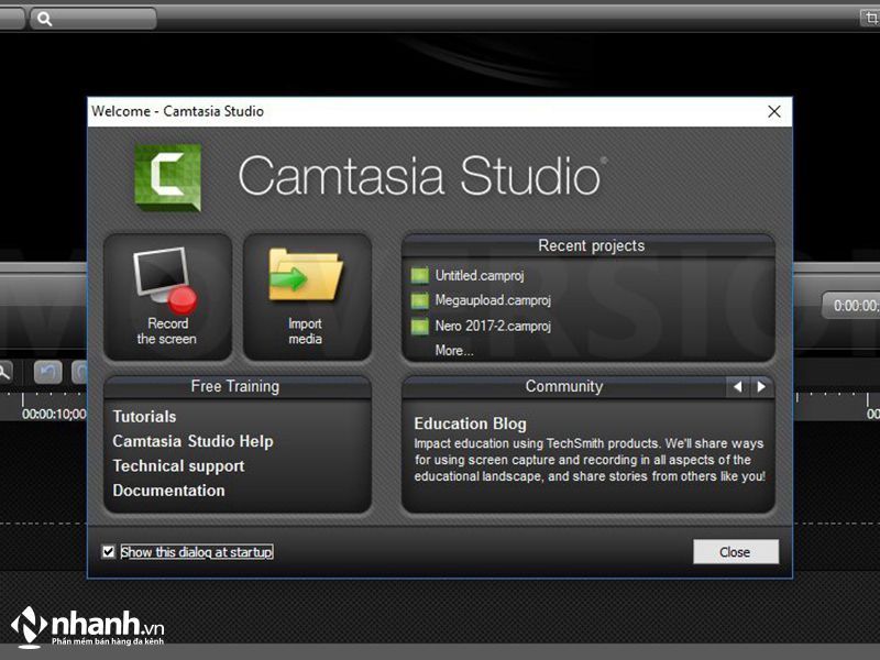 Camtasia Studio là phần mềm hỗ trợ quay phim