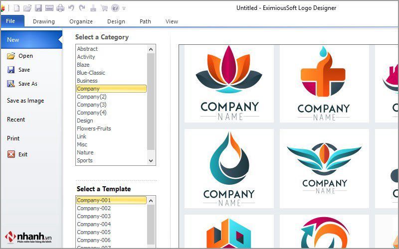 Phần mềm làm logo EximiousSoft Logo Designer