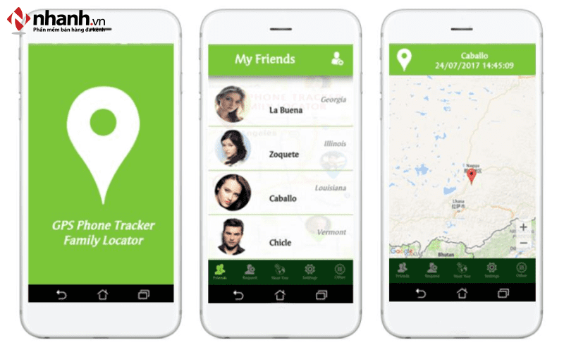 GPS Phone Tracker là phần mềm quản lý điện thoại tích hợp GPS