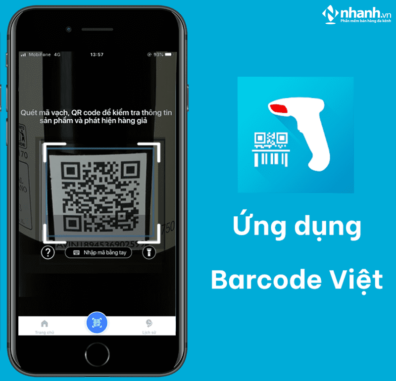 Barcode Việt là phần mềm quét mã vạch giúp người tiêu dùng tra cứu thông tin sản phẩm