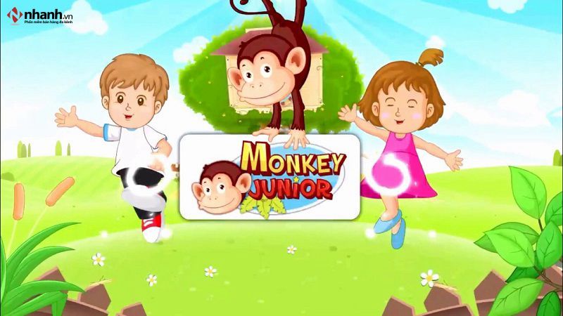 Phần mềm học tiếng Anh cho bé Monkey Junior.