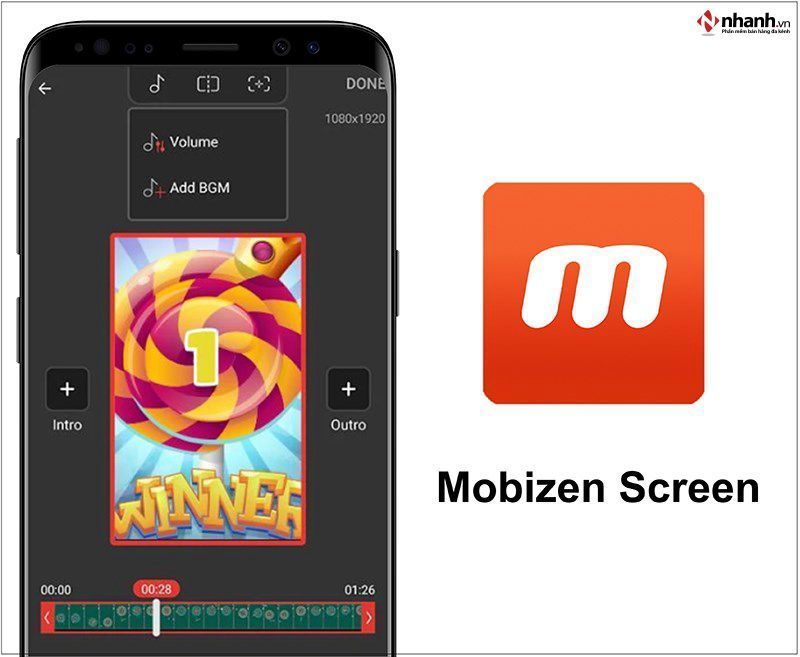 Phần mềm quay màn hình điện thoại Mobizen Screen