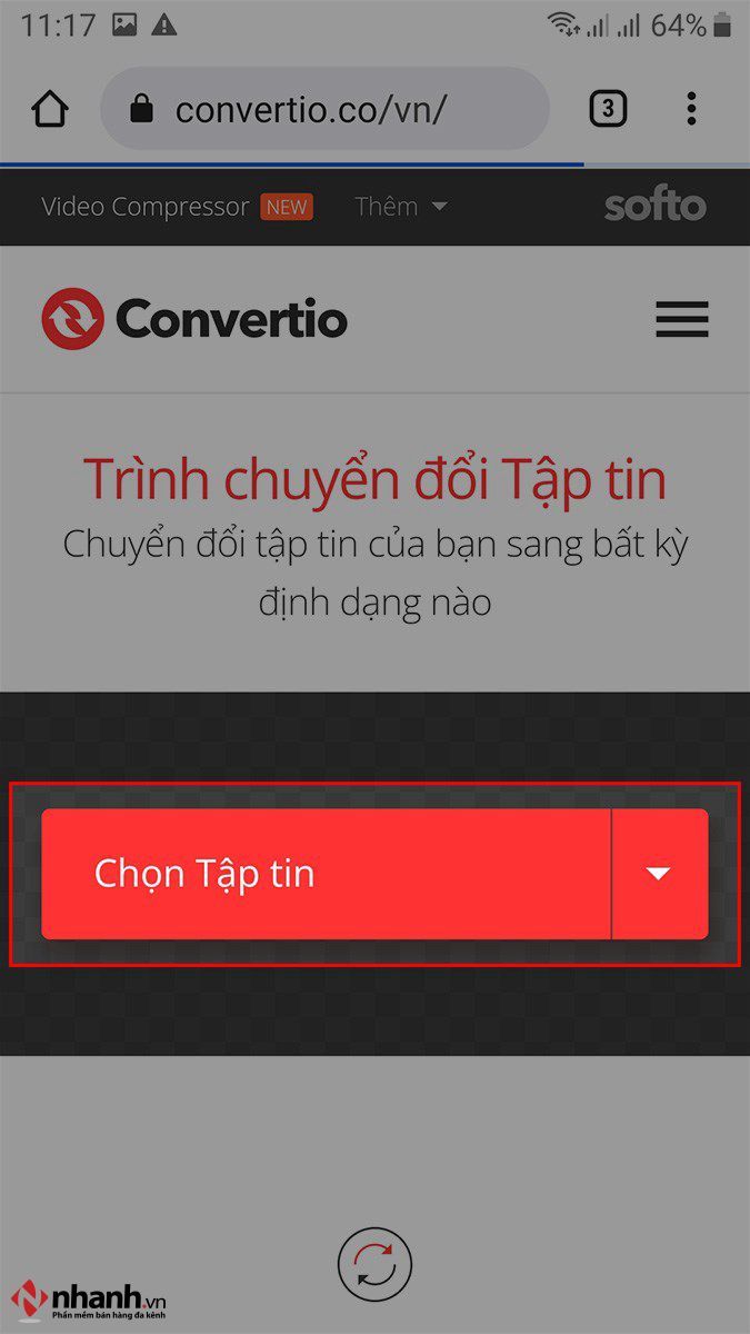 Chuyển video TikTok sang MP3 với Convertio