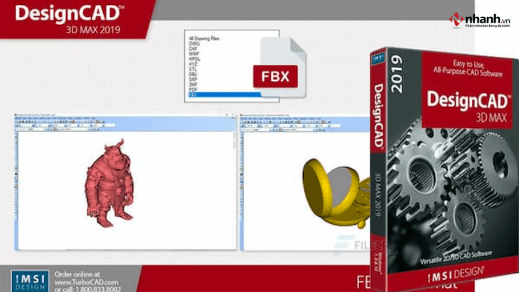 Phần mềm thiết kế đồ họa 3d DesignCAD 3D Max