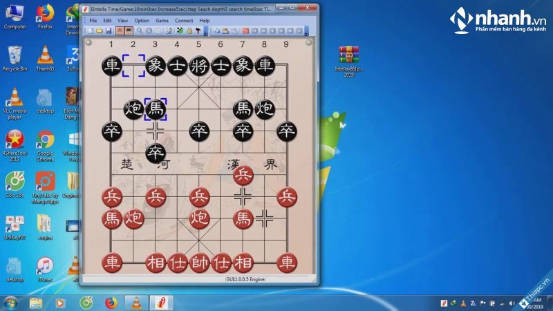 Intella là phần mềm chơi cờ tướng nhiều đánh giá cao