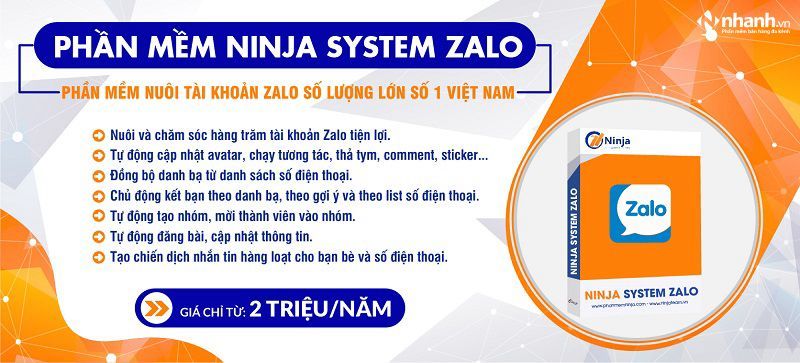 Phần mềm nuôi nick Zalo trên giả lập – Ninja System Zalo