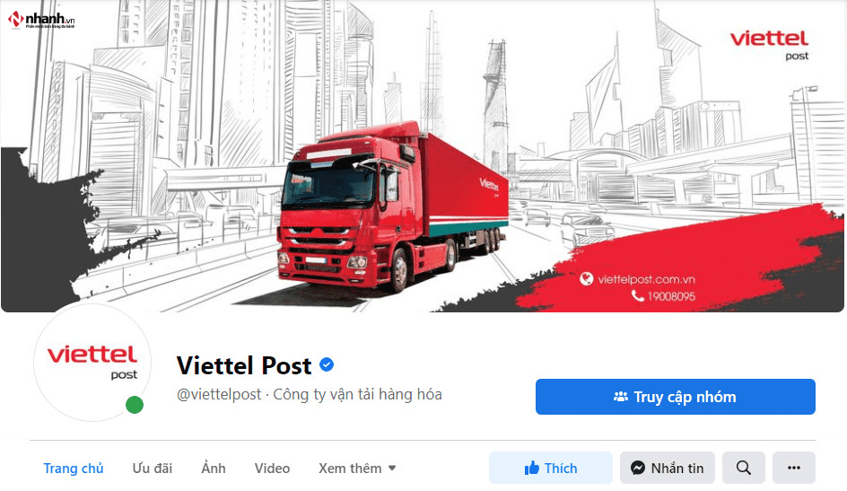 Tra cứu đơn Viettel Post qua fanpage