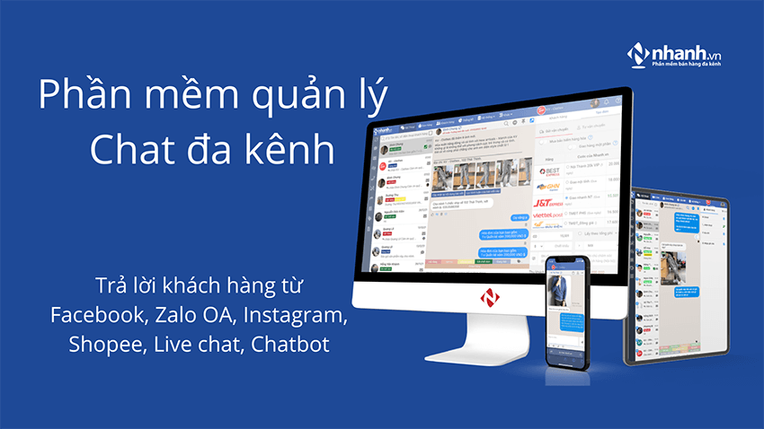 Phần mềm quản lý chat đa kênh Chat.nhanh.vn