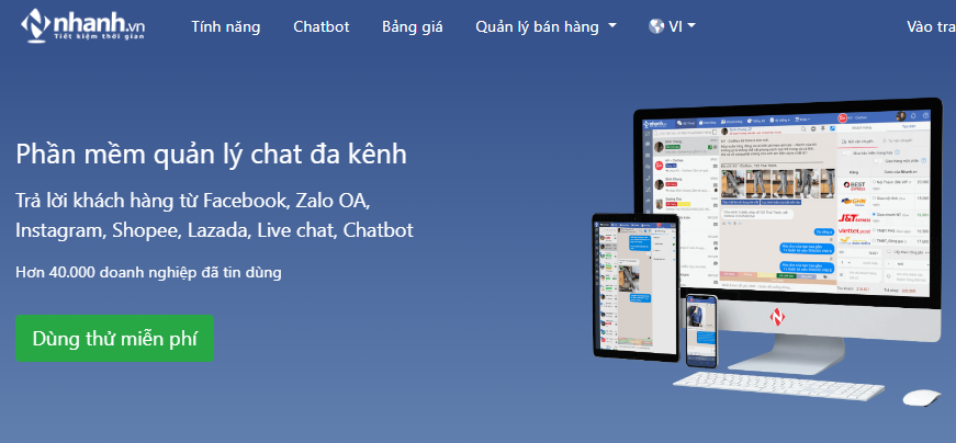 Bán hàng trên Fanpage hiệu quả với Chat.nhanh.vn