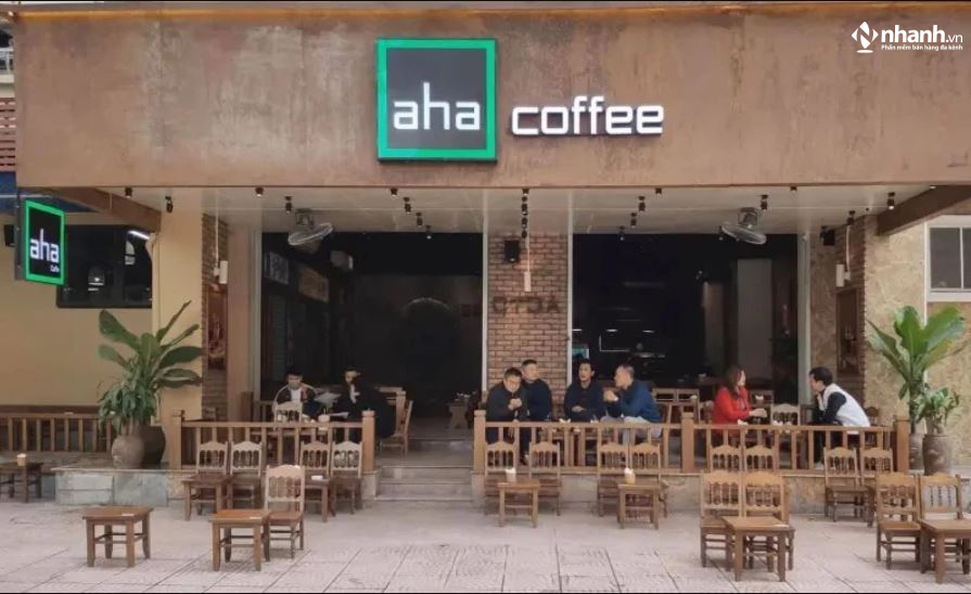 Thương hiệu cafe nhượng quyền - Aha coffee