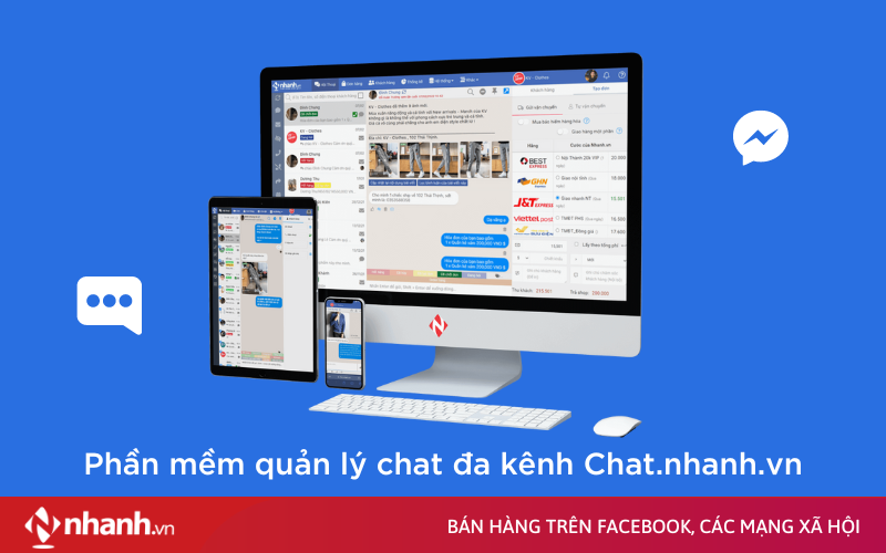 Phần mềm hỗ trợ bán hàng Facebook Chat.nhanh.vn giá rẻ