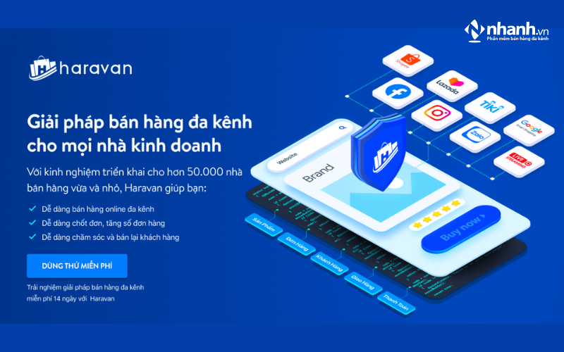 Phần mềm hỗ trợ bán hàng Facebook Haravan Page