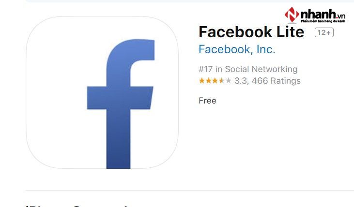 Tải Facebook Lite trên iOS