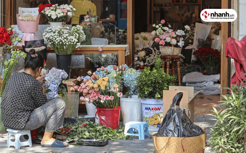 Mở cửa hàng kinh doanh cửa hàng hoa tươi
