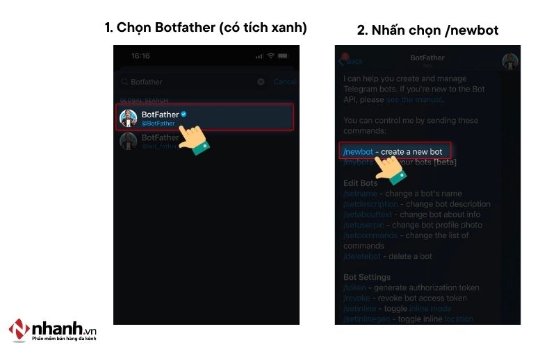Hướng dẫn cài chatbot Telegram nhanh, đơn giản