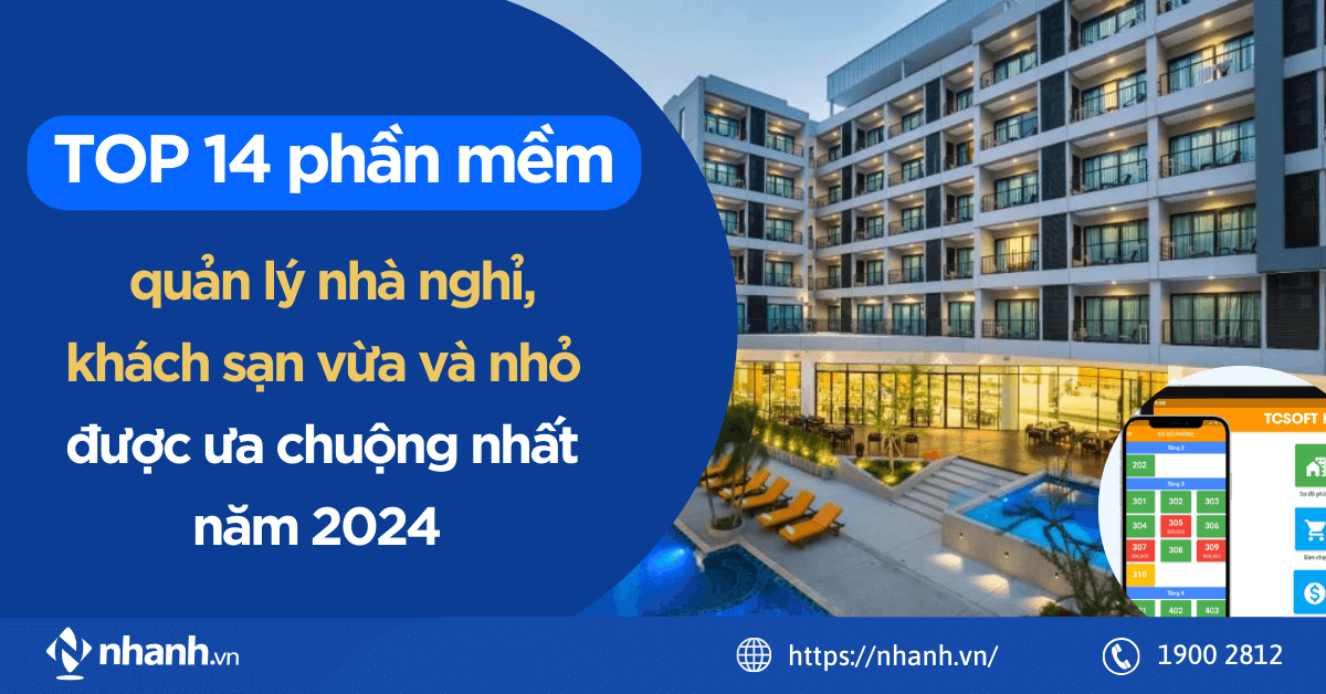 phần mềm quản lý nhà nghỉ, khách sạn