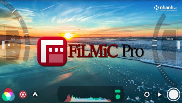 Phần mềm quay video đẹp Filmic Pro